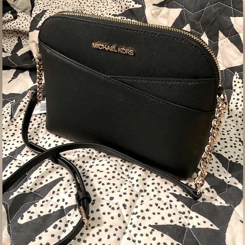 NWT Michael Kors • Jet Set Travel Medium Dome Crossbody Bag - Picture 9 of 10